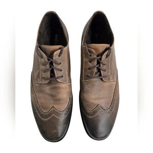 Bed Stu Distressed Brown Leather Oxford Dress Shoes 9.5